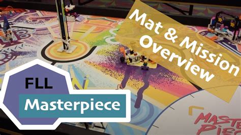 Fll Masterpiece Mat And Mission Model Overview 20232024 Game Youtube
