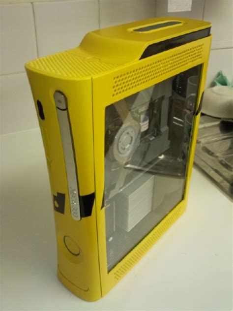 Yellow Xbox 360 Case Mod 4 By Evildan On Deviantart