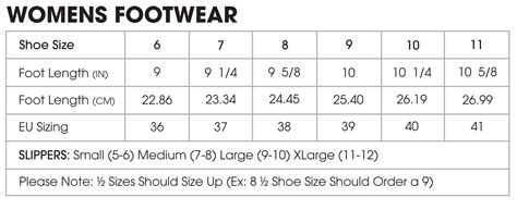 Shoe Size Template Printable Database