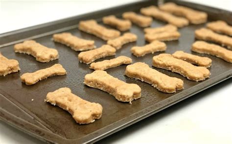 Dog Bones On A Cookie Sheet Ready To Be Baked