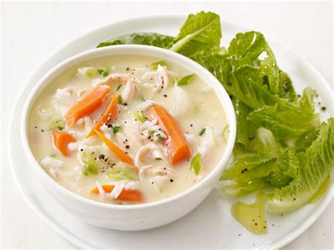 Lemon Chicken Soup And Salad Recipe Food Network Kitchen Food Network