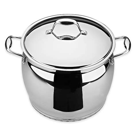 Berghoff Zeno Stainless Steel Covered Stock Pot Bed Bath And Beyond