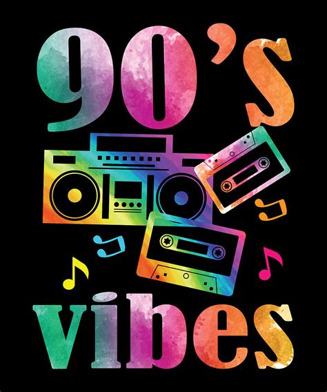 90s Vibes Music Nostalgic 1990s Retro Digital Art By Michael S Fine