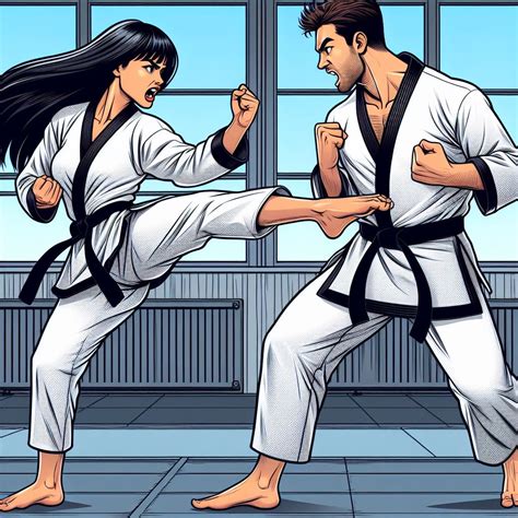 Karate Kumite Comic Book Art 10 By Karateai On Deviantart