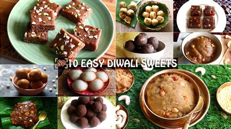 Diwali Sweets Recipes 10 Easy Deepavali Sweets Recipes Diwali Recipes Youtube