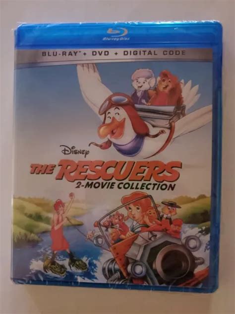 The Rescuers 2 Movie Collection Blu Ray Dvd No Digital Lot D4 5