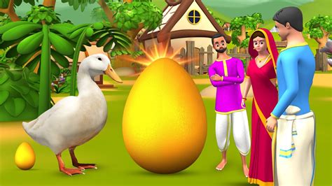 Golden Egg Hindi Kahani सोने का अंडा हिन्दी कहानी 3d Animated Stories