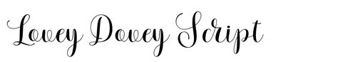 Lovey Dovey Script Font Webfont And Desktop Myfonts