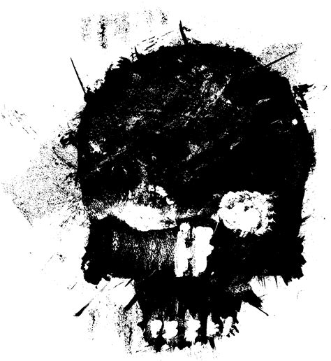 Black Drawing Skull Pictures Png Transparent Background Free Download