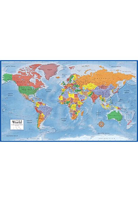 Online Store Free Distribution 48x78 World Classic Premier Wall Map