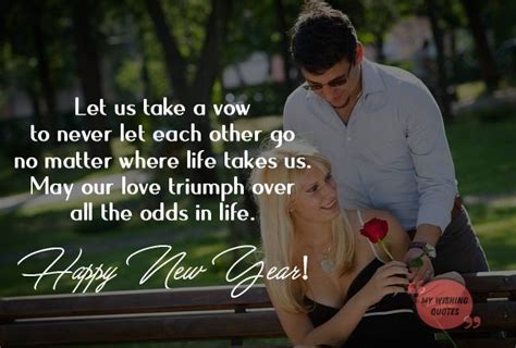 Romantic Happy New Year Messages Sweetheart