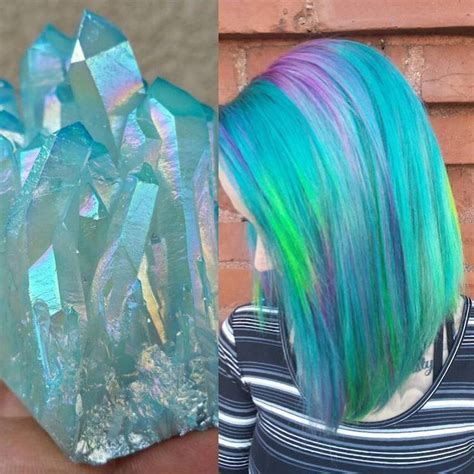 Geode Hair Trends Uses Dazzling Crystals As Hair Color Inspiration Hair