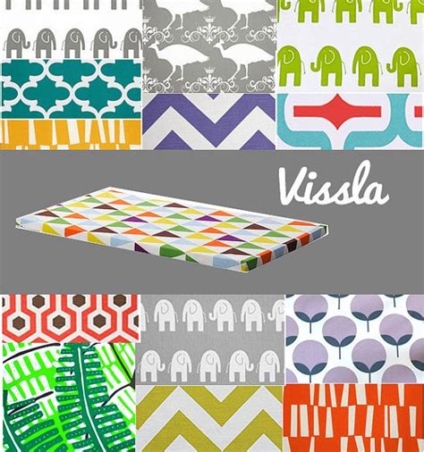 Sitzbankauflage ikea und bestseller im vergleich*. IKEA VISSLA Bench Pad Slipcover Multiple Prints by RockinCushions | Ikea classroom, Rocking ...