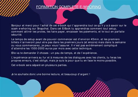 Ebook E Whoring Complet Formation Complete E Whoring