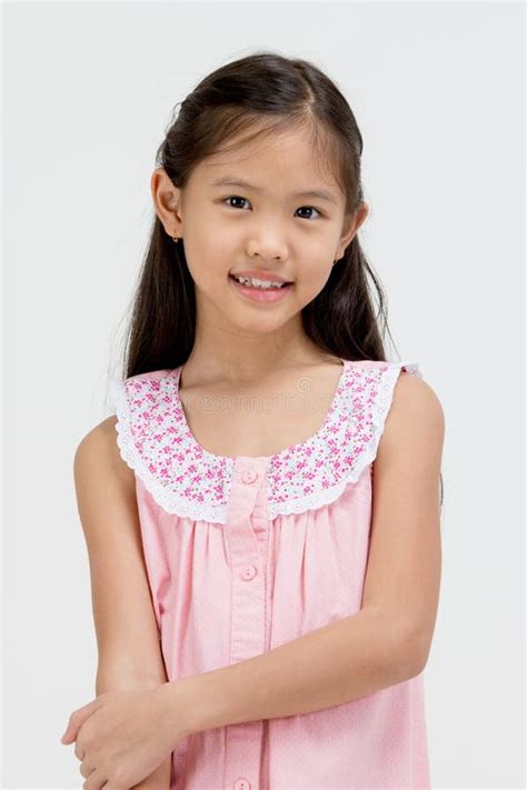 Portrait De Petit Enfant Asiatique Heureux Photo Stock Image Du Assez