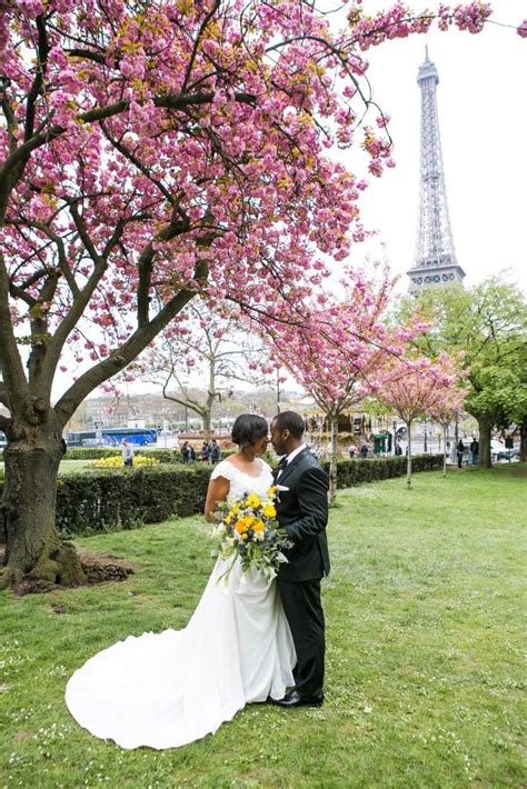 Is The Spring Cherry Blossom The Most Glamorous Wedding In Paris