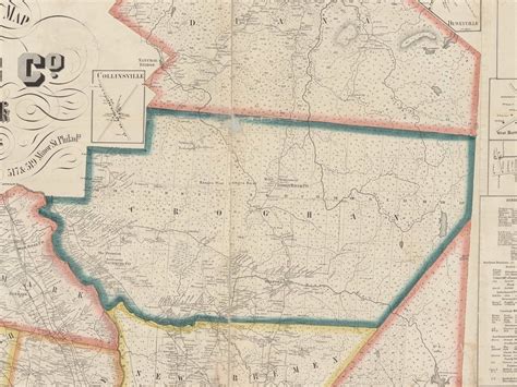 This Map Is A Custom Made Excerpt From The Old Lewis County Wall Map