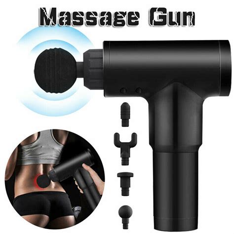 2021 Massage Gun Percussion Massager Muscle Vibrating Relaxing Like Hyper Volt Ebay