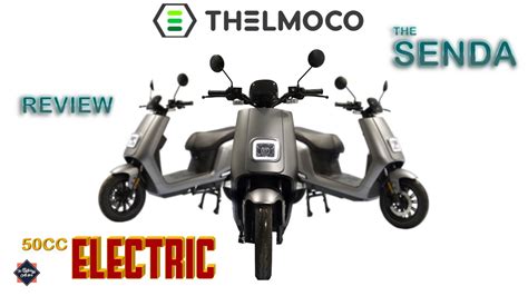 50cc Electric Scooter From Thelmoco The Senda Youtube