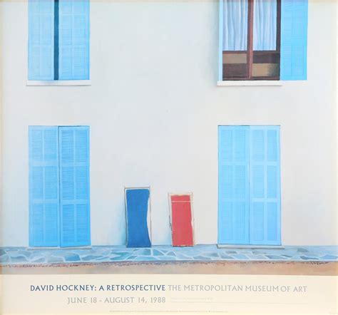 Lot David Hockney A Retrospective The Metropolitan Museum Of Art