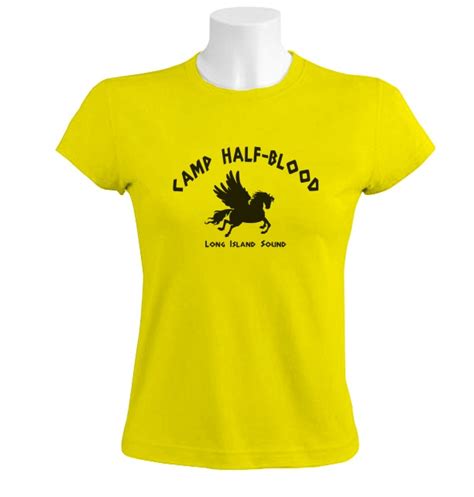 Camp Half Blood Women T Shirt Pegasus Horse Long Island Percy Jackson