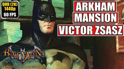 Batman Arkham Asylum Gameplay Walkthrough Arkham Mansion Victor