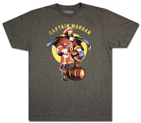 Captain Morgan Charcoal Pose T Shirt
