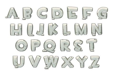 Stone Font Vector Art Icons And Graphics For Free Download