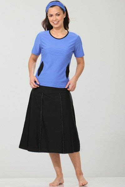 Extra Long Swim Skirt With Built In Shorts 275 Skirt Length Long