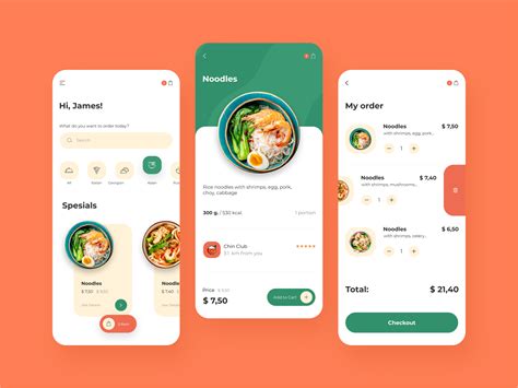 Food Delivery App Concept Food Delivery App Mobile App Design