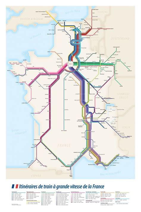 Project High Speed Train Routes Of France Transit Diagram My Transit