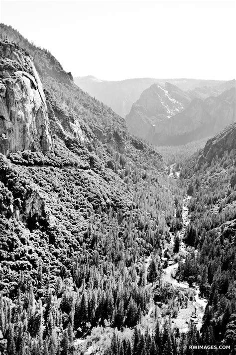 Framed Photo Print Of Yosemite National Park Black And White Print