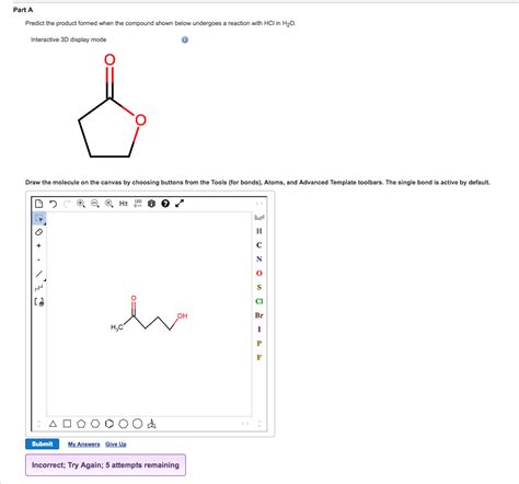 Solved Part A Predict The Product Formed When The Compound