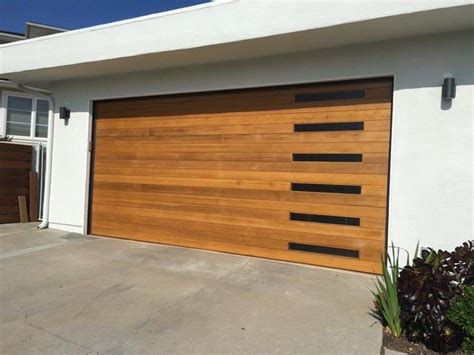 Revitalizing Your Home With Modern Wood Garage Doors Garage Ideas