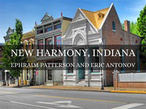 New Harmony Indiana By Eric Antonov