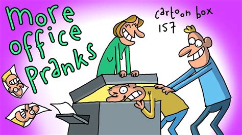 More Office Pranks Cartoon Box 157 Hilarious Workplace Bullying Cartoon Youtube