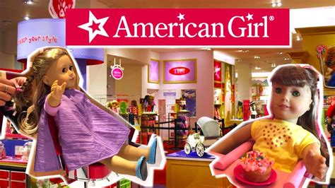 Shopping In American Girl Store Bitty Babies Toys Doll Hair Salon And