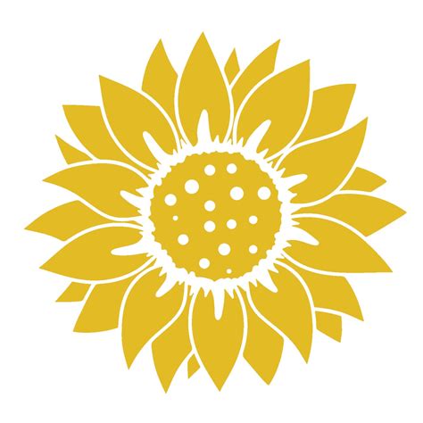 Sunflower Svg Flower Svg Digital Download Clipart Etsy In 2020 Images