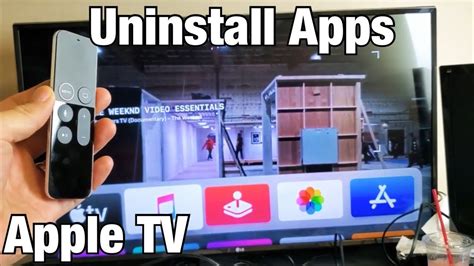 While the old videos app made it simple to delete and remove movies from the iphone or ipad, the new tv app offers a less obvious method of removing video from an ios device that is unique to deleting things inside to be clear, the ios tv app is not to be confused with the apple tv hardware device. Apple TV 4K: How to Uninstall / Delete Apps - YouTube