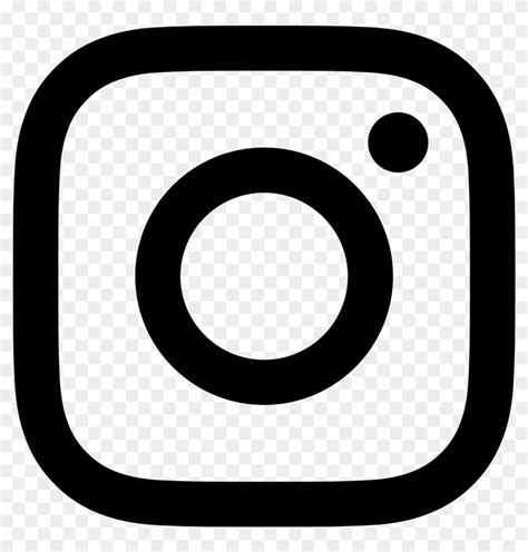 Instagram Logo Black And White Vector At Collection