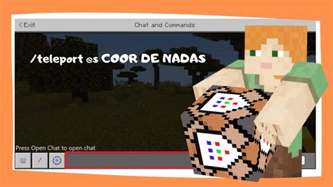 Como Teletransportarse En Minecraft Con Coordenadas Y Bloque De Comandos Ps Bedrock