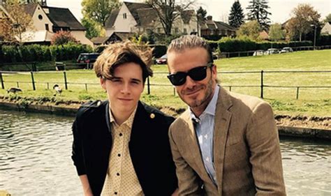 Brooklyn Beckham Drives Dad Davids Land Rover After Snapping Cute