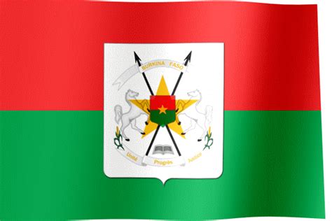Burkina Faso Flag  All Waving Flags