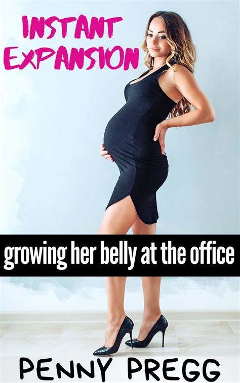 Instant Pregnancy Expansion Growing Her Belly At The Office Expansion Inflation Hyper