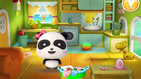 Baby Panda Cleanning Fun Pandas Fun Babybus Kids Game Youtube