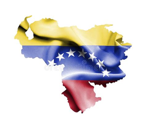 Mapa Venezolano Aislado Ilustración Del Vector Ilustración De