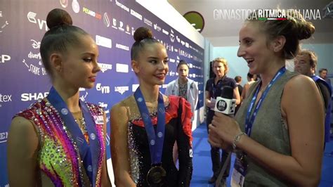 Dina alekseyevna averina is a russian individual rhythmic gymnast. Mondiali Pesaro 2017: intervista a Dina e Arina Averina ...