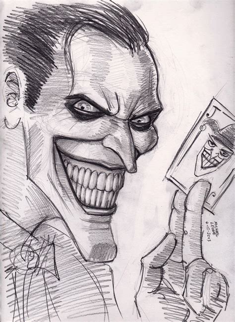 Joker Sketch 6 12 2013 By Myconius On Deviantart