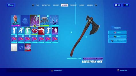 Best Combos For New Leviathan Axe Pickaxe Fortnite Youtube