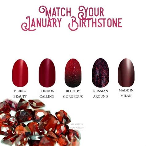 Pin By Amanda Frederick On Color Street Nails January Birth Stone Color Street Nails Color